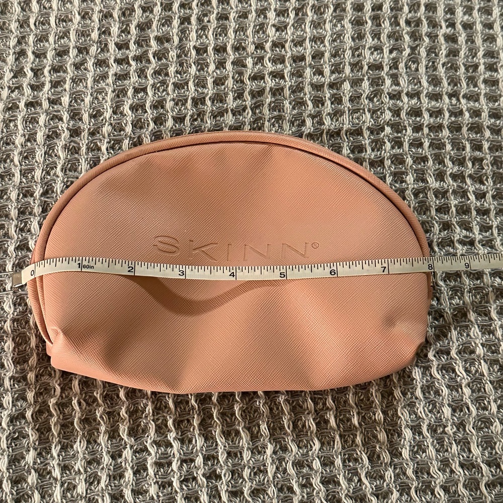 NEW SKINN MAUVE PINK COSMETICS MAKEUP BAG